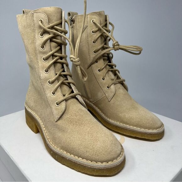 Chloe  Edith Lace Up Booties - Picture 2 of 13